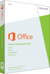Office Home and Student 2013 32-bit/x64 English DVD