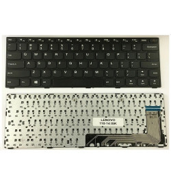 Bàn phím dành cho Laptop Lenovo Ideadpad 110-14 110-14AST 110-14IBR 110-14ISK - Cáp lệch With Frame 