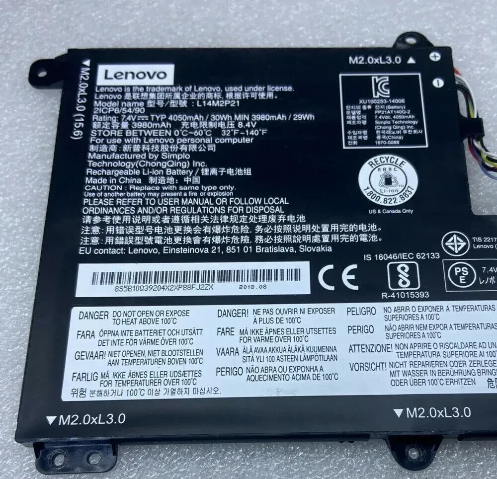 Pin Laptop Lenovo IdeaPad S41-70 S41-75 300s Yoga 500 L14L2P21 L14M2P21_001