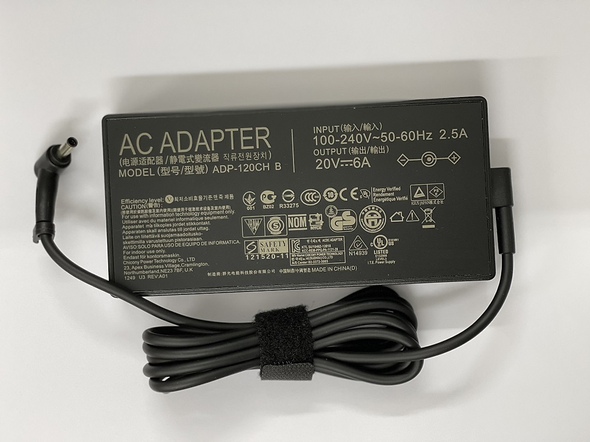Sạc dành cho Laptop ASUS TUF Gaming FX705GM FX705DT FX705GE FX86F FX505G -120W chân kim trong 6.0mm _001