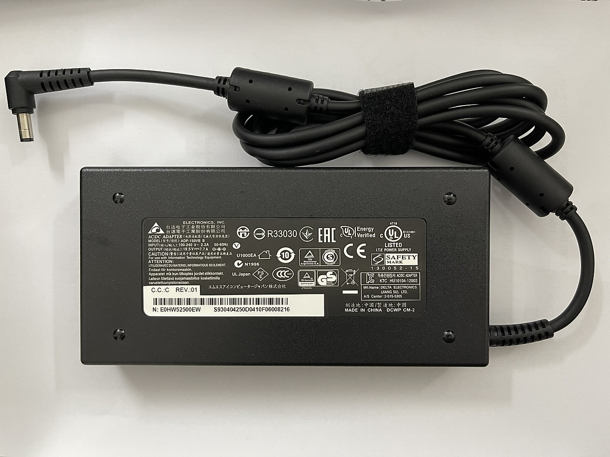 Sạc dành cho Laptop MSI GF75 Thin 9SC Series GF75 Thin 9SC-477VN GF75 Thin 9SC-027 9SD-274 10SCXK-088 10SCXR-003 _001